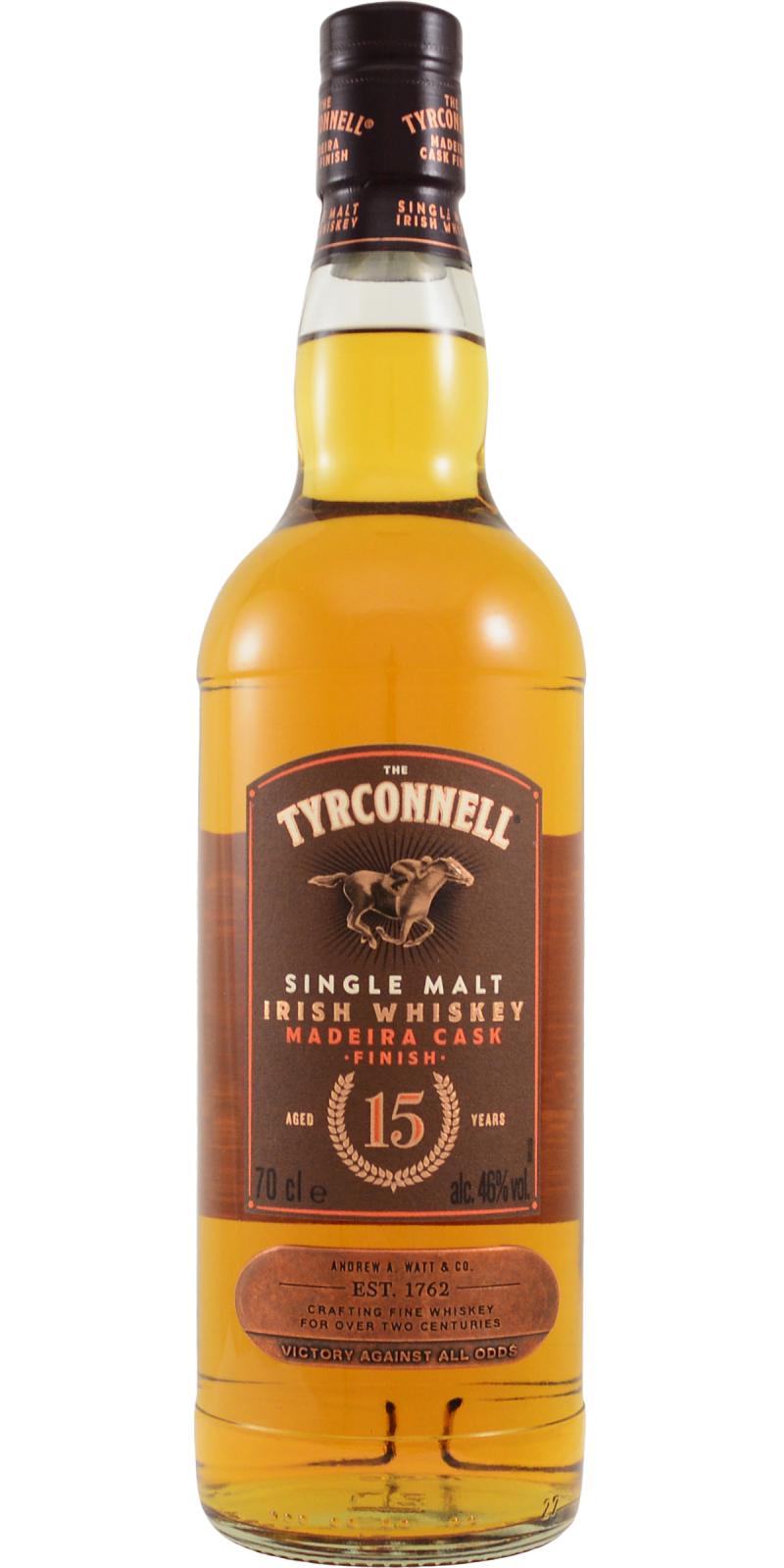 The Tyrconnell Single Malt Irish Whiskey Madeira Cask Finish 15 Year 750ml Glass_bottle Liquor Irish Whiskey Drinkun.com