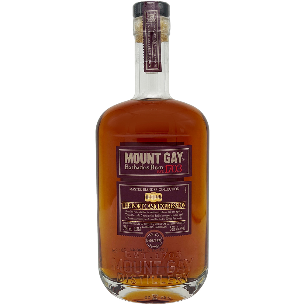 Mount Gay 1703 Master Blender Collection The Port Cask Expression Rum 750ml Glass_bottle Liquor Rum Drinkun.com