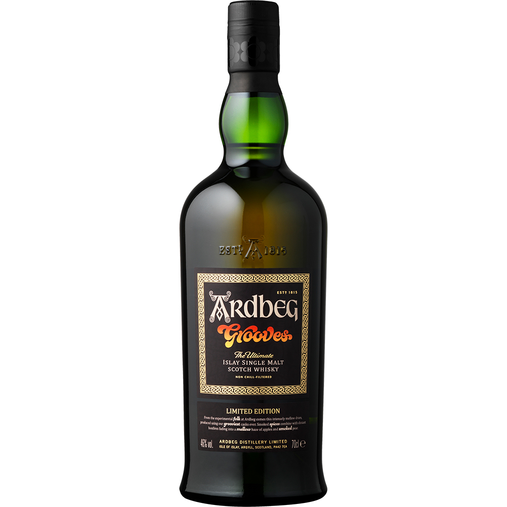 Ardbeg Grooves Islay Single Malt Scotch Whisky 25 Year 750ml Glass_bottle Liquor Scotch Whiskey Drinkun.com