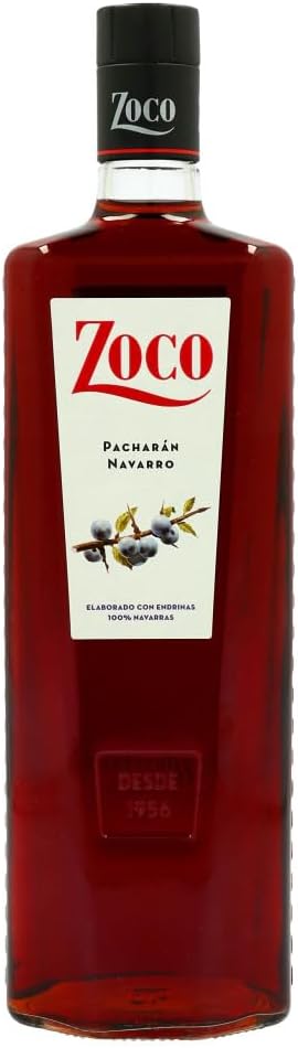Zoco Pacharan Navarro Liqueur 1l Glass_bottle Liquor Liqueur Drinkun.com