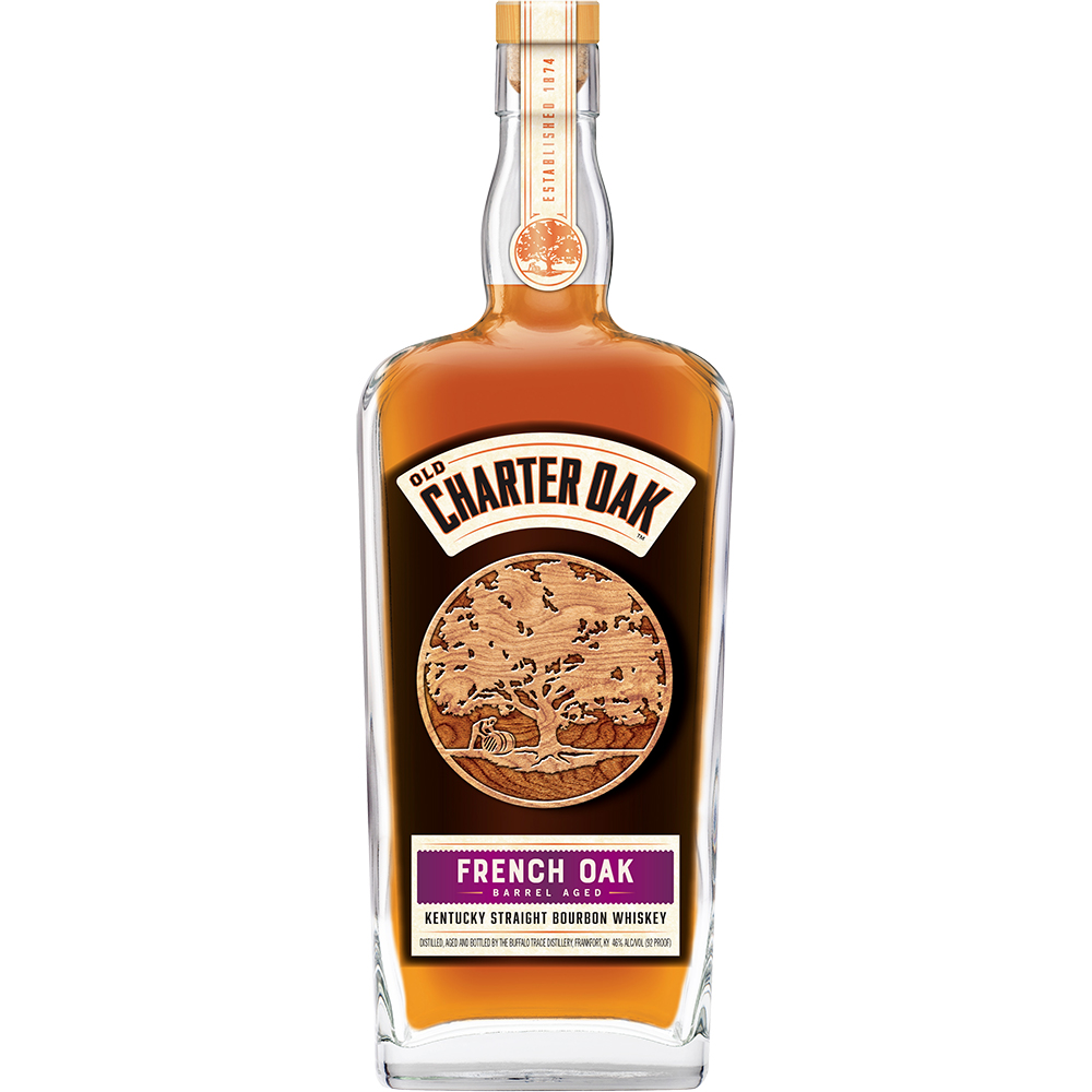 Old Charter Oak French Oak Kentucky Straight Bourbon Whiskey 750ml Glass_bottle Liquor Bourbon Whiskey Drinkun.com