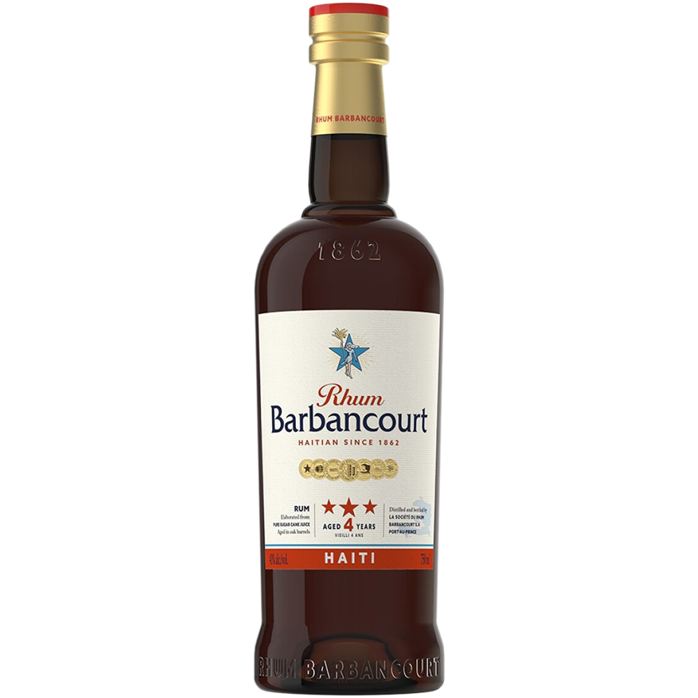 Rhum Barbancourt 3 Star 4 Year 750ml Bottle Liquor Rum Aged Rum Drinkun.com