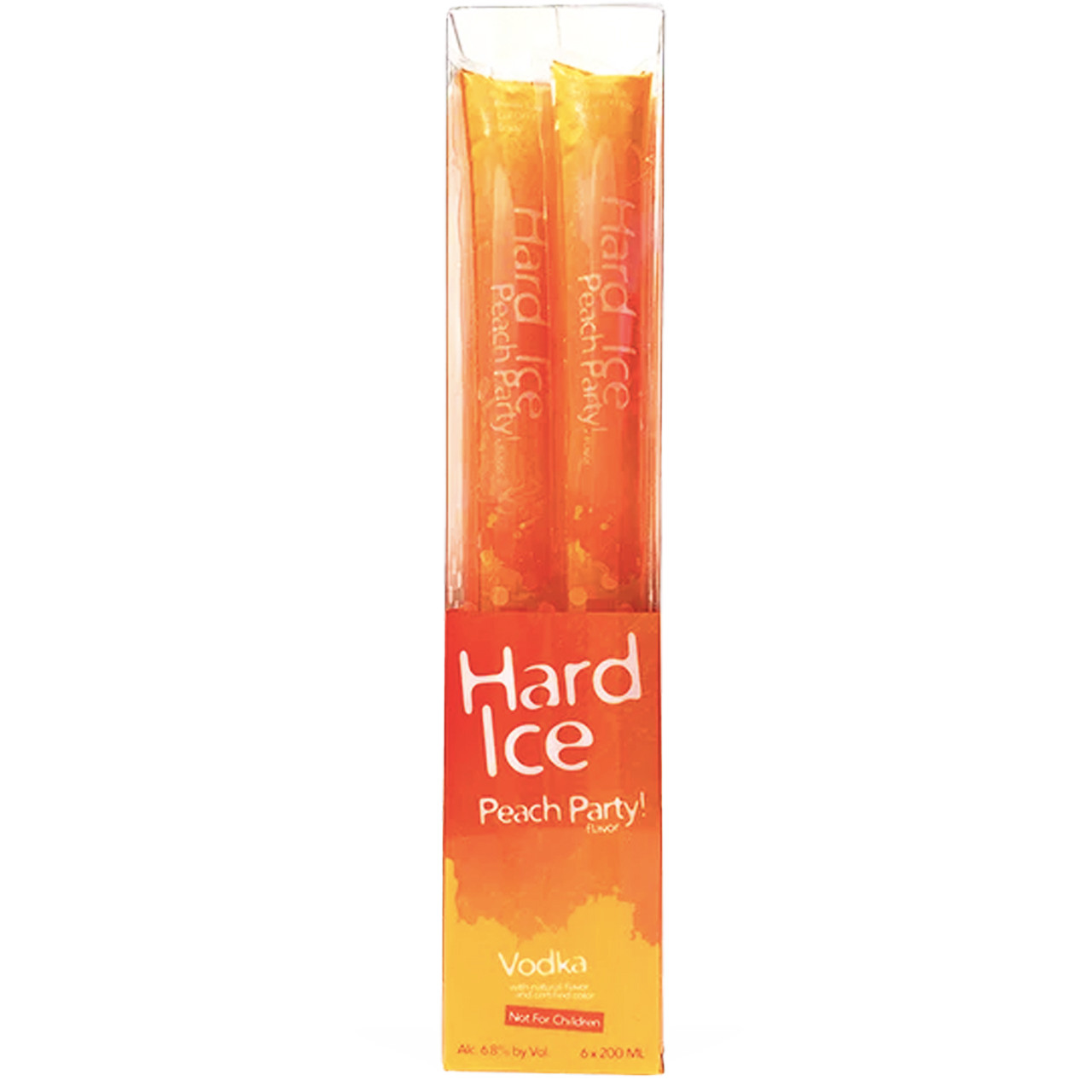 Hard Ice Vodka Freezies Peach Party 6X 200ml Counts Liquor Vodka Flavored Vodka Drinkun.com