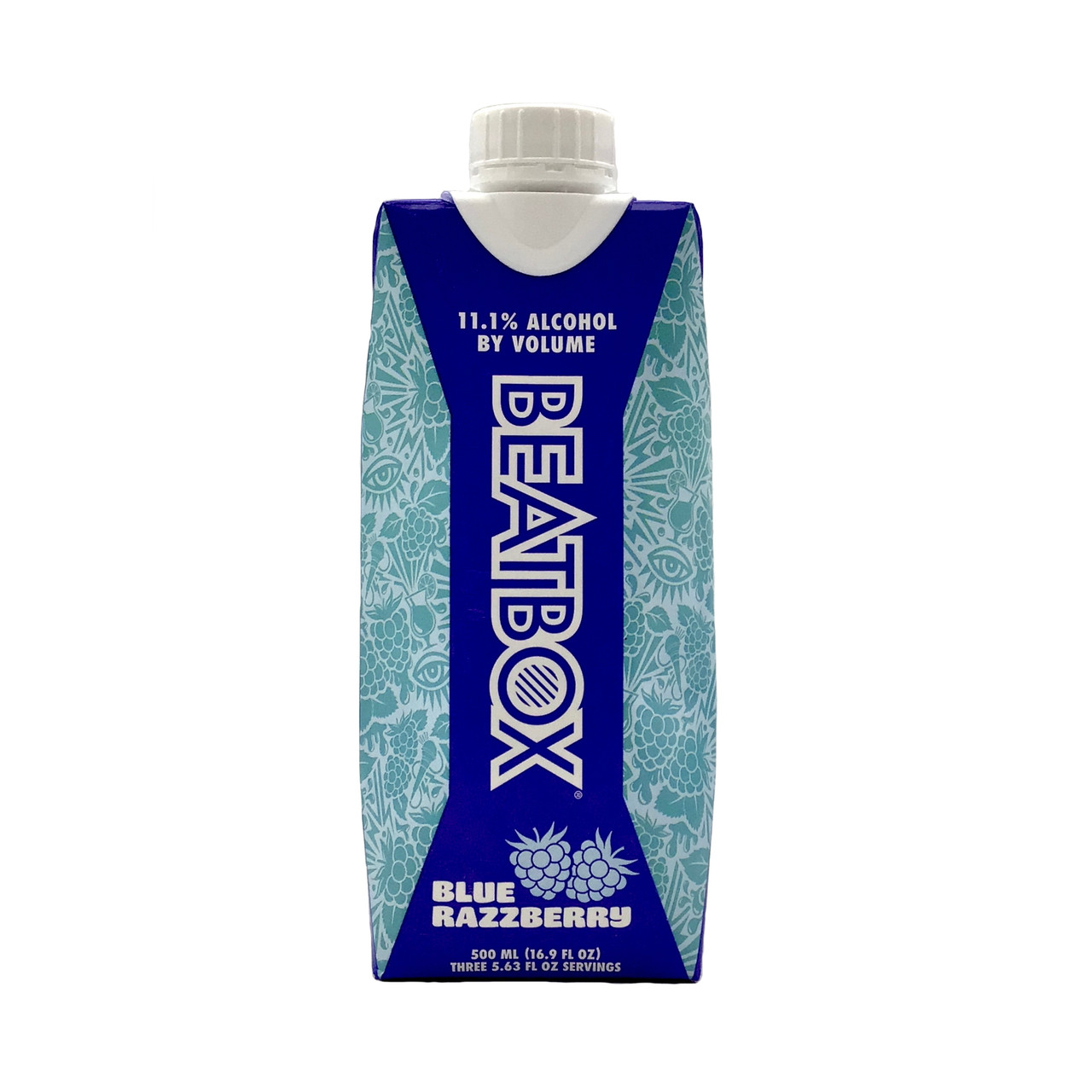 BeatBox Blue Razzberry 16.9oz Carton Liquor Ready-to-Drink Punch Ready-to-Drink Drinkun.com