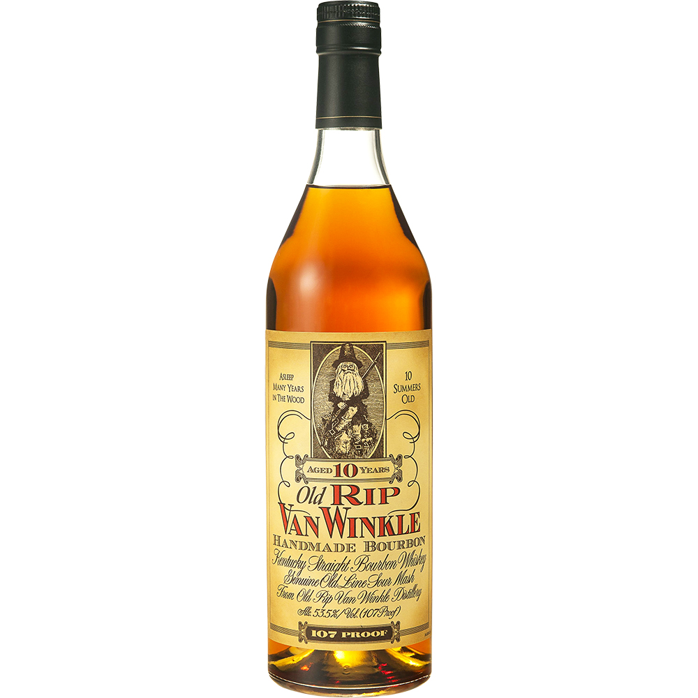 Old Rip Van Winkle 10 Year 750ml Bottle Liquor Whiskey Bourbon Drinkun.com