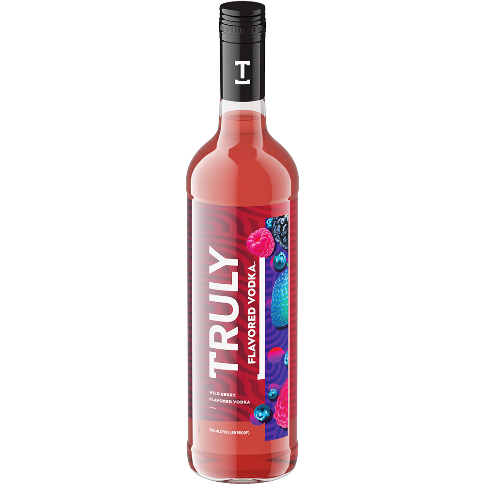 Truly Wild Berry Flavored Vodka 750ml Bottle Liquor Vodka Flavored Vodka Drinkun.com