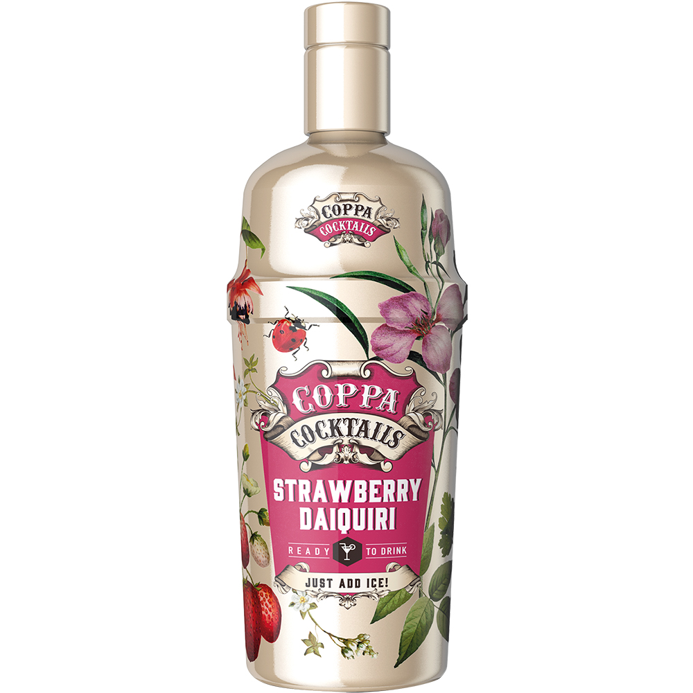 Coppa Cocktails Strawberry Daquiri 750ml Bottle Liquor Ready-to-Drink Daiquiri Ready-to-Drink Drinkun.com