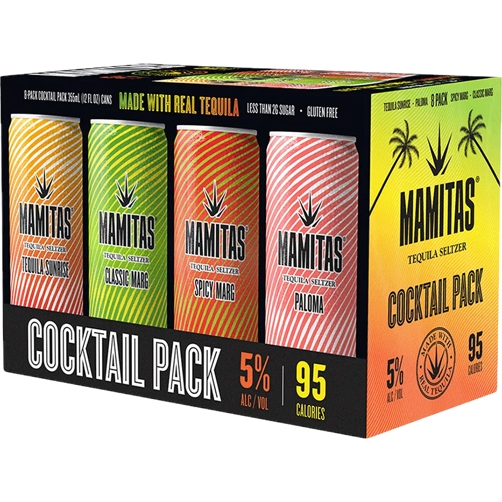 Mamitas 8pk Variety 8X 12oz Cans Liquor Ready-to-Drink Drinkun.com