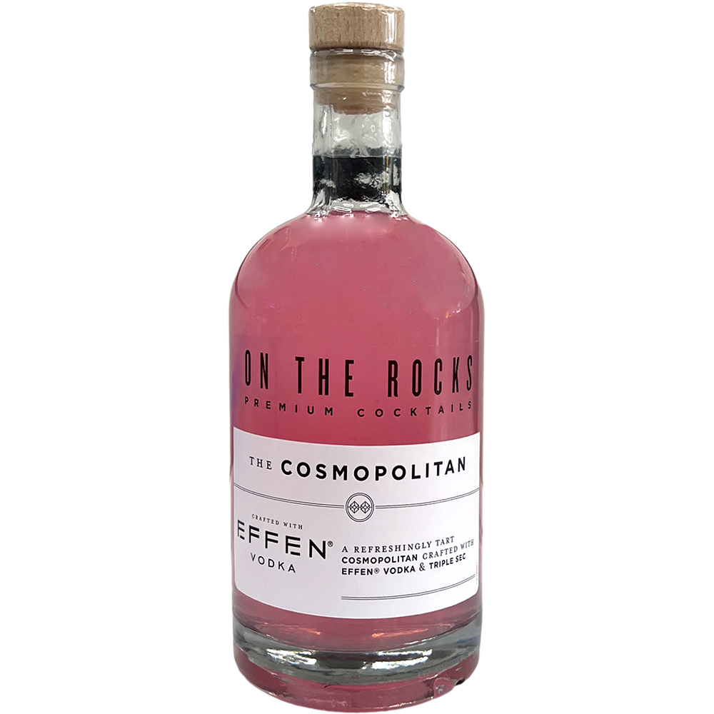 On The Rocks Effen Vodka The Cosmopolitan Cocktail 750ml Bottle Liquor Ready-to-Drink Fruit Cocktail Ready-to-Drink Drinkun.com