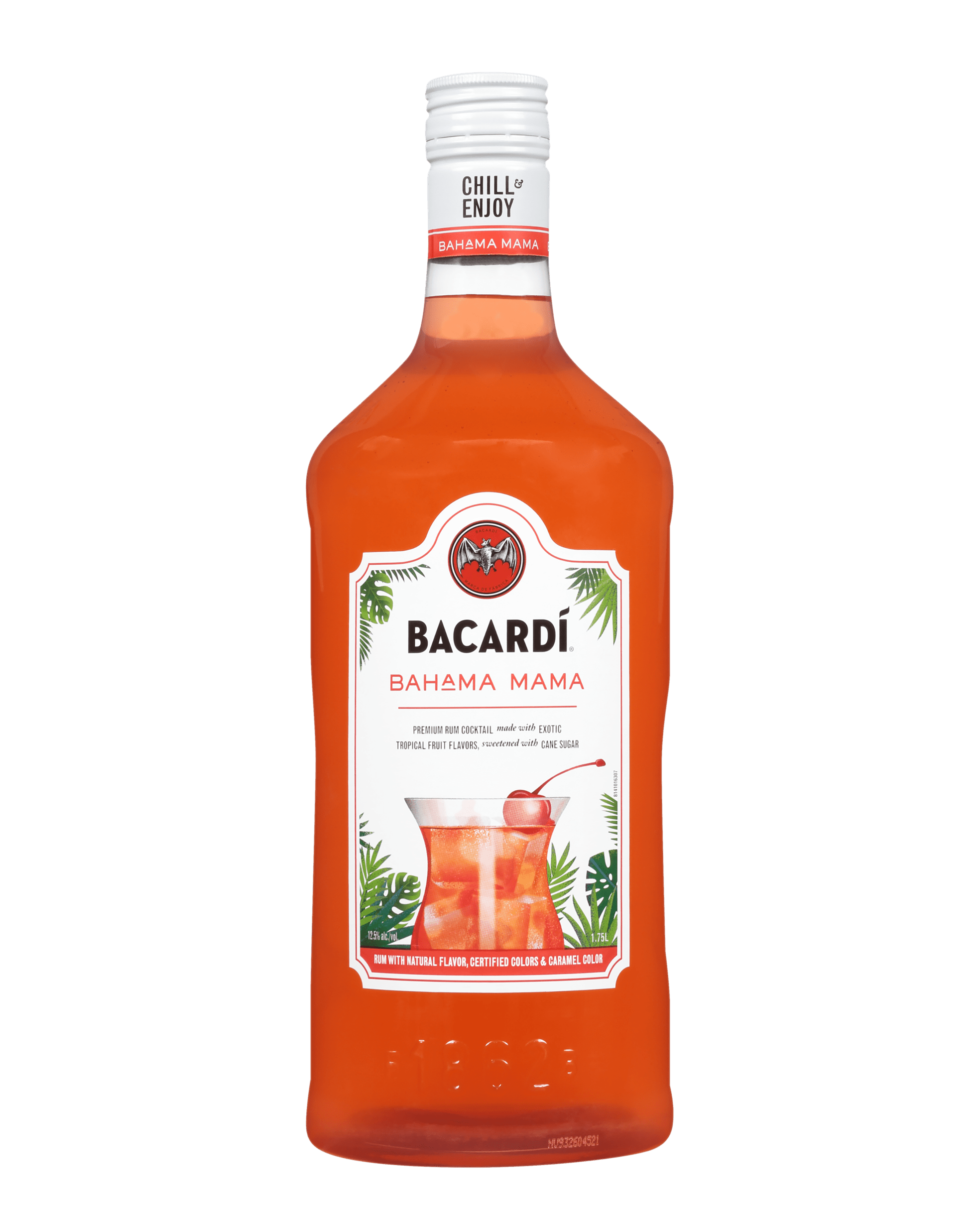 Bacardi Bahama Mama 1.75l Glass_bottle Liquor Alcoholic Cocktails Drinkun.com