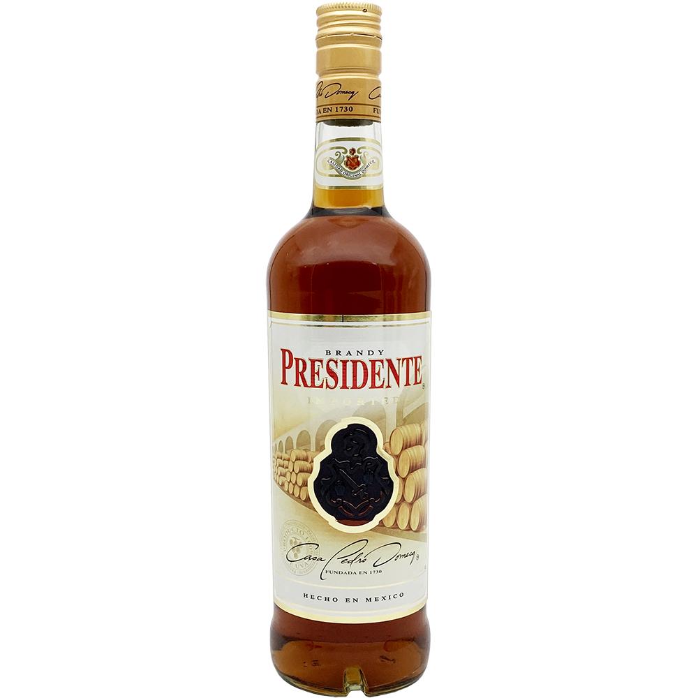 Presidente Brandy 750ml Glass_bottle Liquor Brandy Drinkun.com