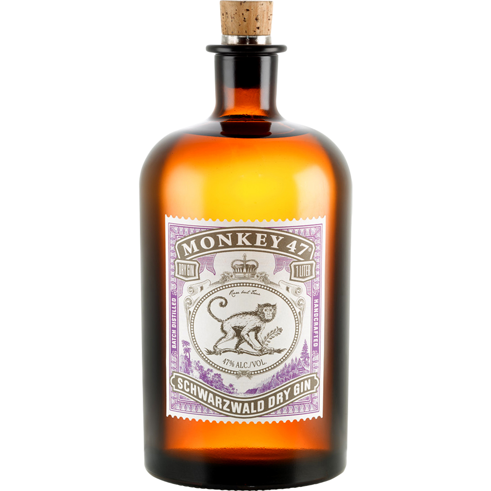 Monkey 47 Schwarzwald Dry Gin 1l Glass_bottle Liquor Gin Modern Gin Drinkun.com