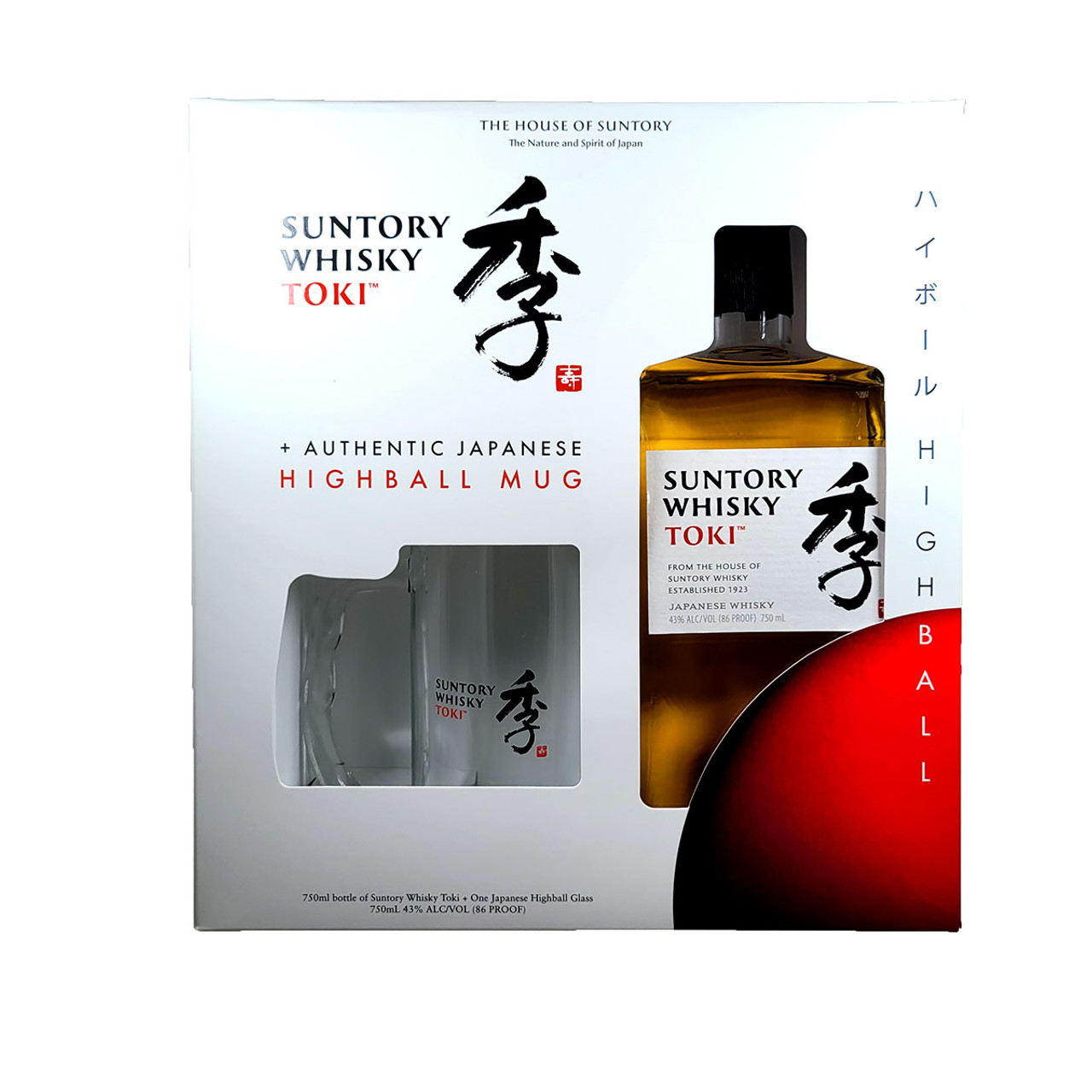 Suntory Toki Japanese Whisky Gift Set 750ml Glass_bottle Liquor Gift Set Drinkun.com