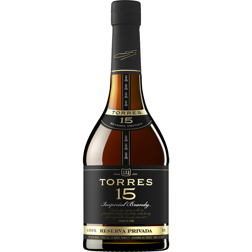 Torres Reserva Privada Imperial Brandy 15 Year 750ml Glass_bottle Liquor Brandy Drinkun.com