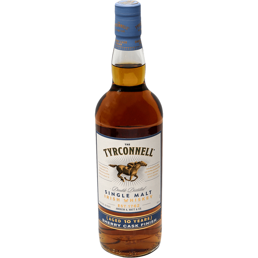 The Tyrconnell Single Malt Irish Whiskey Sherry Cask Aged 10 Year 750ml Glass_bottle Liquor Irish Whiskey Drinkun.com