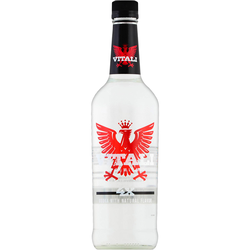 Vitali Charcoal Filtered Vodka 1.75l Glass_bottle Liquor Vodka Drinkun.com