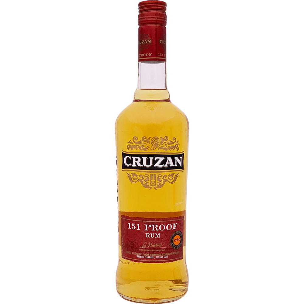 Cruzan Aged 151 Rum 750ml Glass_bottle Liquor Rum Drinkun.com
