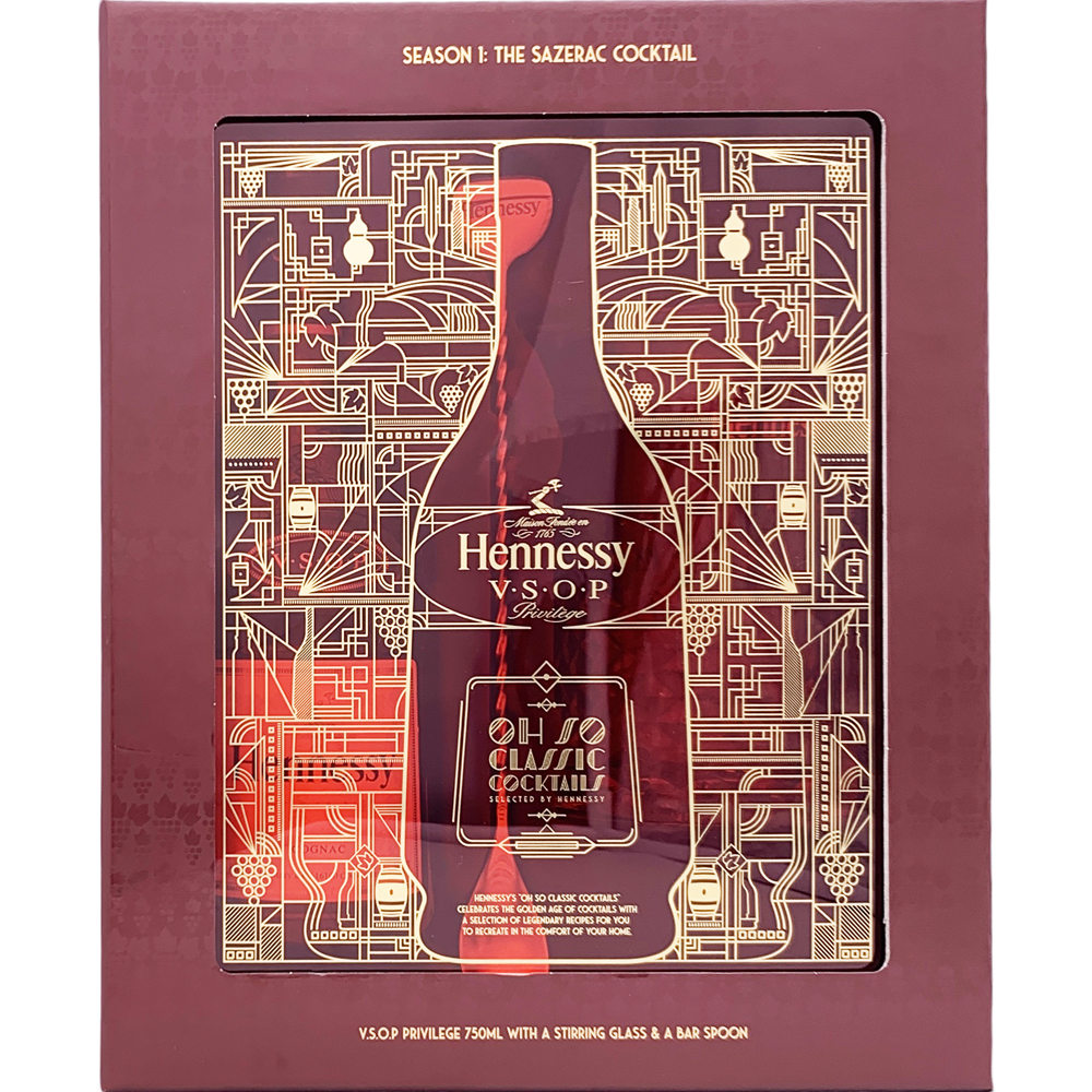 Hennessy V.S.O.P. Cognac Gift Set 750ml Glass_bottle Liquor Gift Set Drinkun.com
