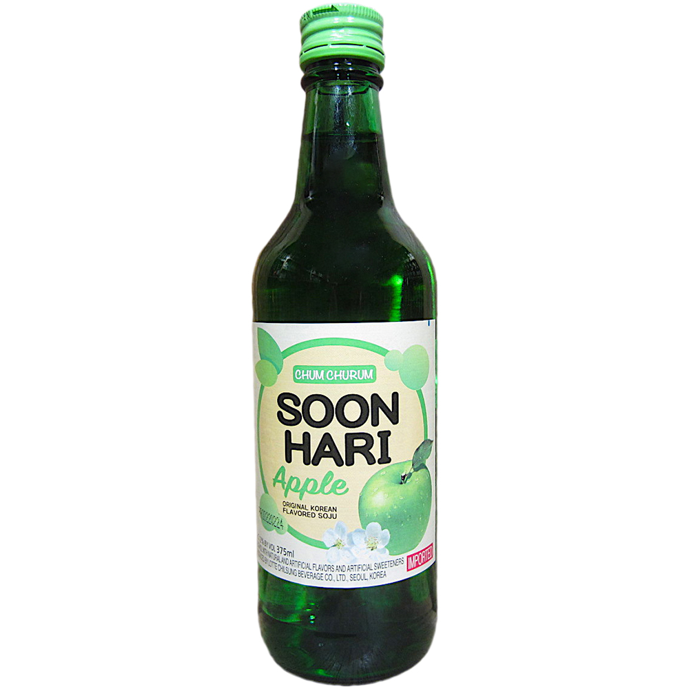 Chum Churum Apple Soju 375ml Bottle Liquor Soju Drinkun.com