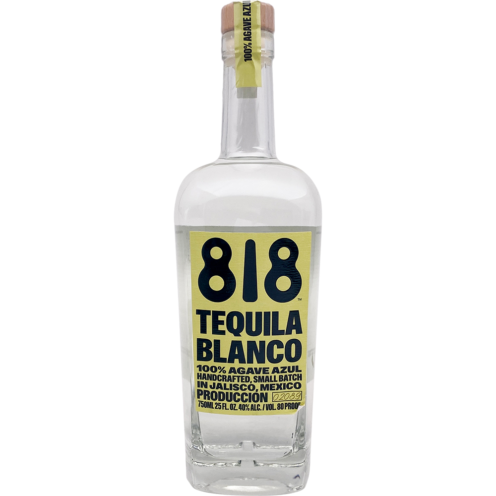 818 Tequila Blanco 750ml Bottle Liquor Tequila Silver / Blanco Tequila Drinkun.com